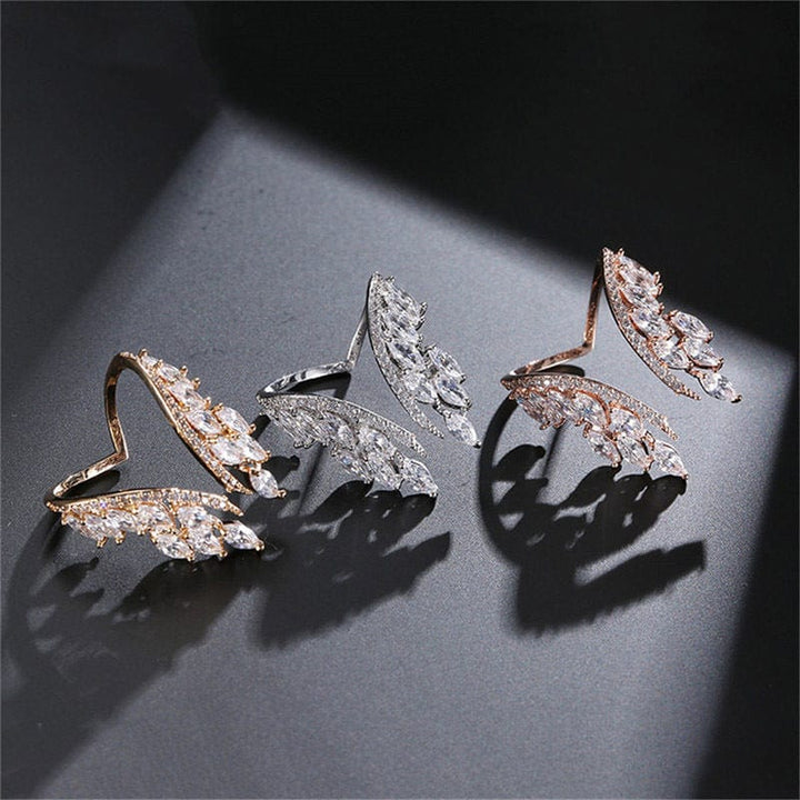 Celeste Angel Wings Bracelet / Ring Set