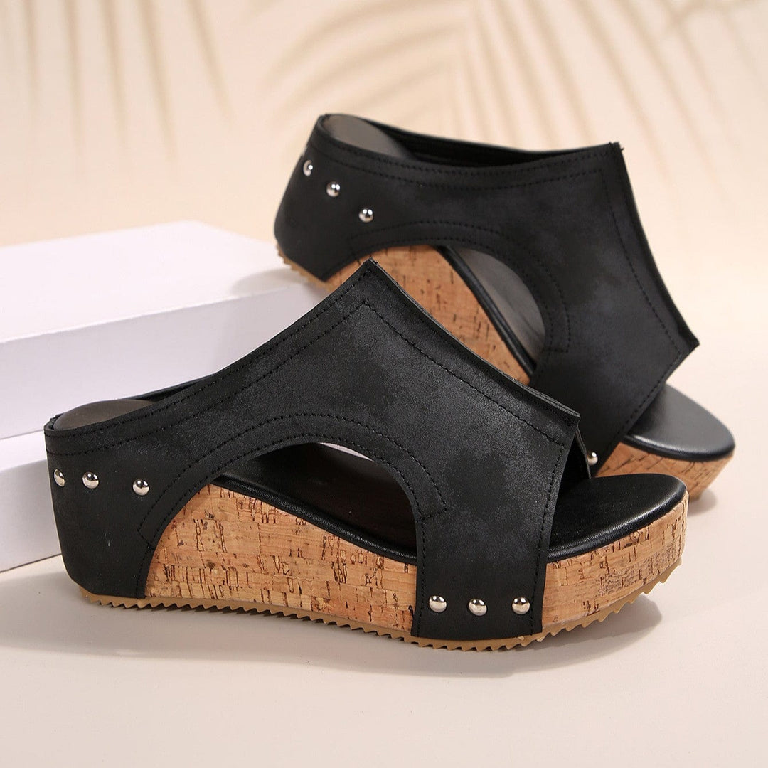 Fiora Cork Wedges