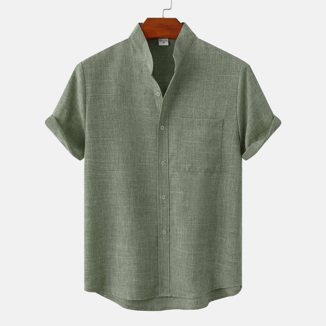 Milo Mandarin Collar Shirt