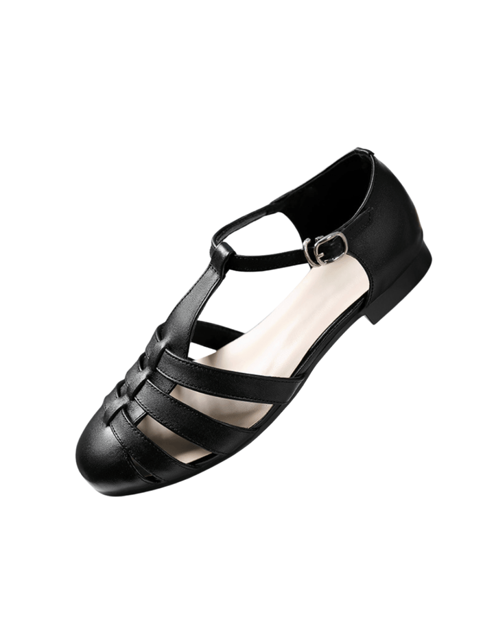 Vivienne Woven Charm Leather Flats