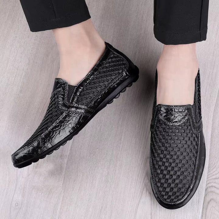Marco Modern Mesh Loafers with Comfort Insole