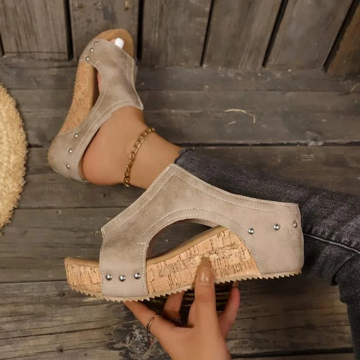 Fiora Cork Wedges