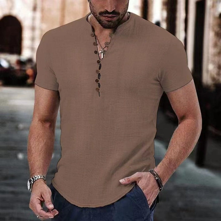 Anestis - Camicia Elegante A Maniche Corte