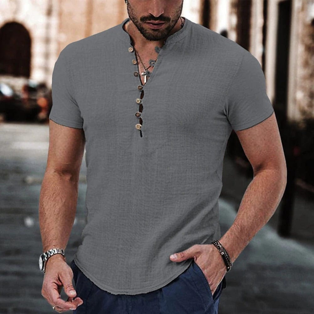 Anestis - Camicia Elegante A Maniche Corte
