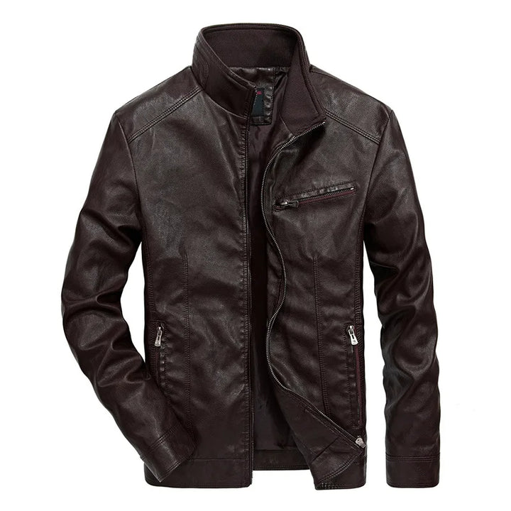 Charles Modern Moto Leather Jacket