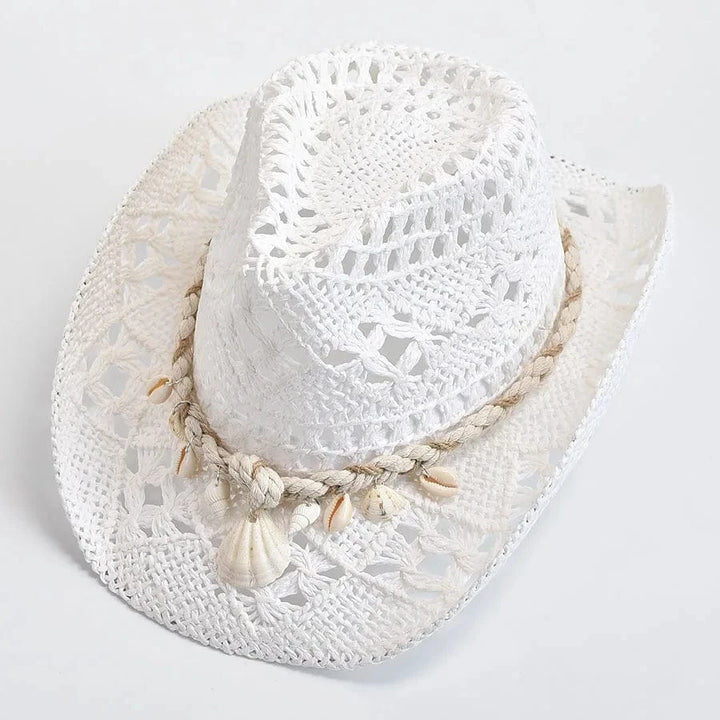 Coastal Seashell Straw Hat