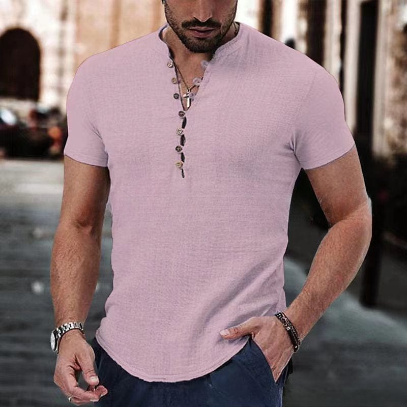 Anestis - Camicia Elegante A Maniche Corte