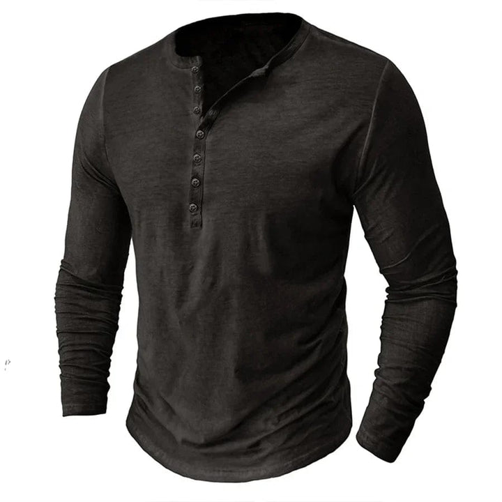 Long Sleeve Henley Shirt