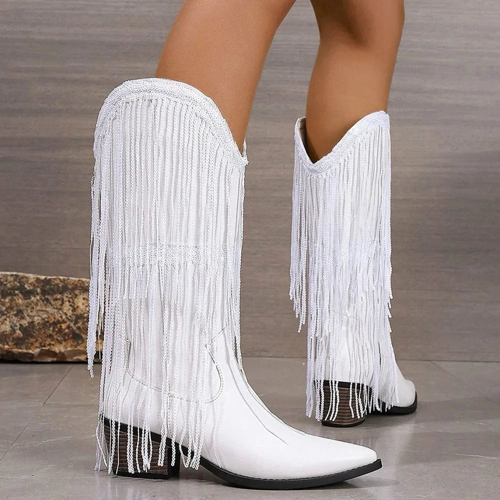 Savanna Fringe Boots