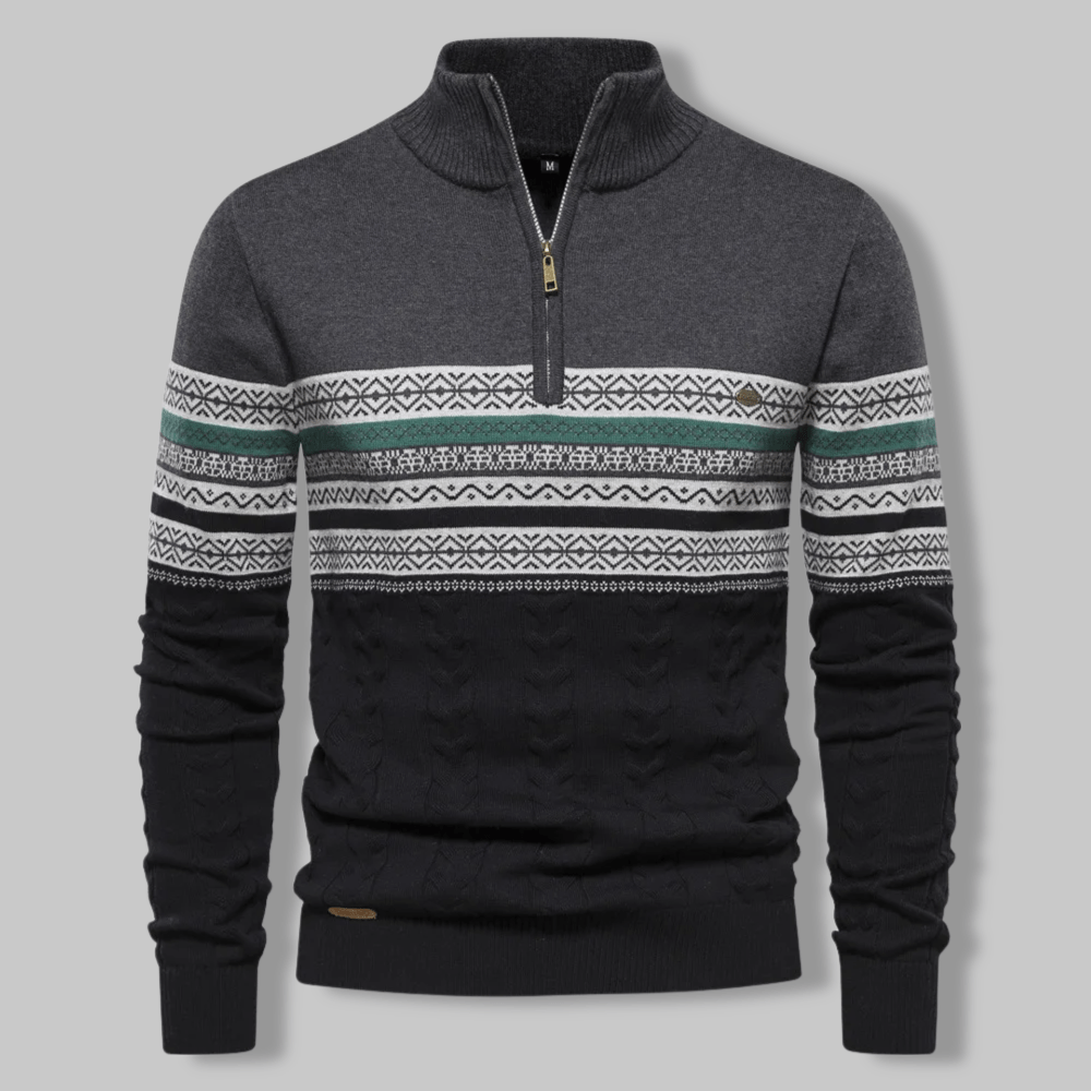 Belmore Nordic Quarter-Zip Sweater