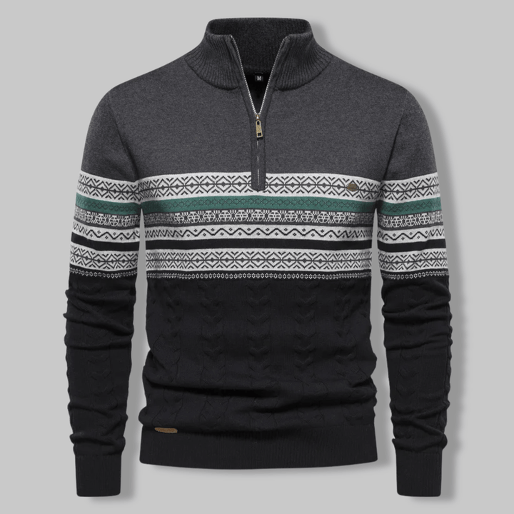 Belmore Nordic Quarter-Zip Sweater