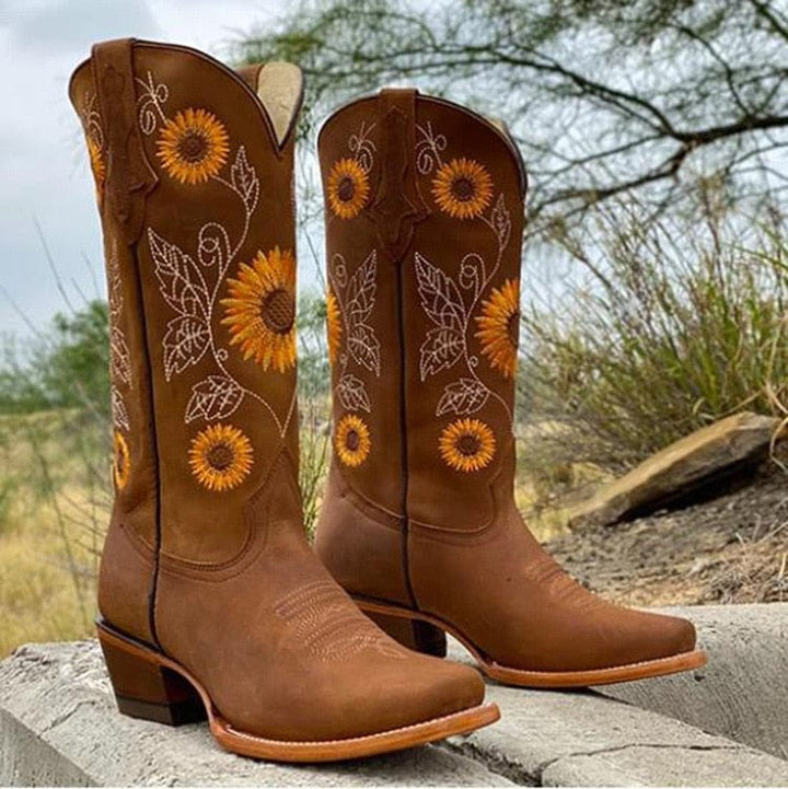 Sunset Bloom Boots
