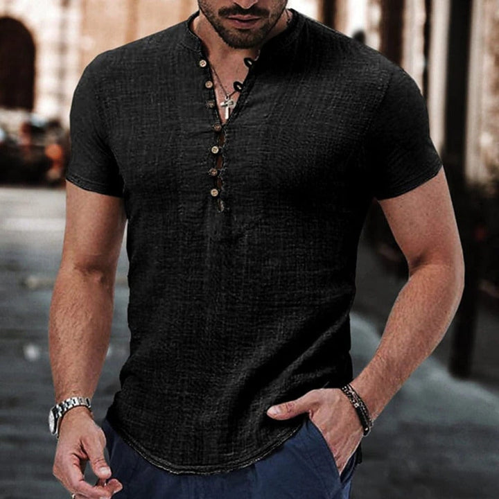Anestis - Camicia Elegante A Maniche Corte