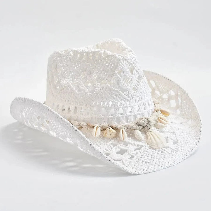 Coastal Seashell Straw Hat