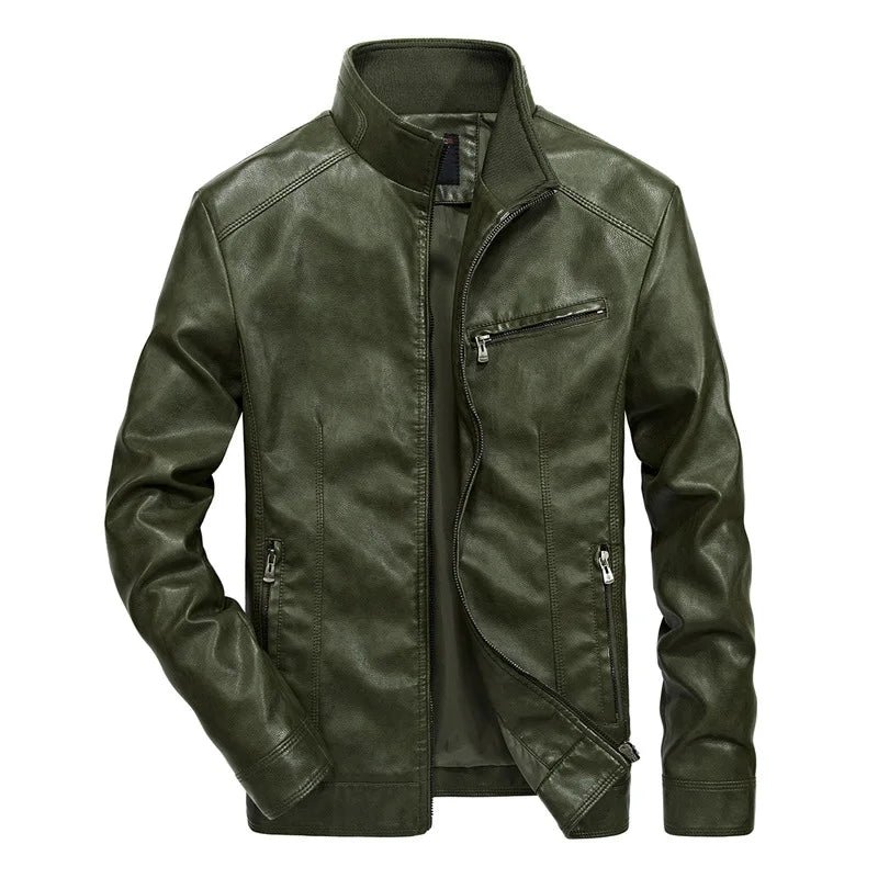 Charles Modern Moto Leather Jacket