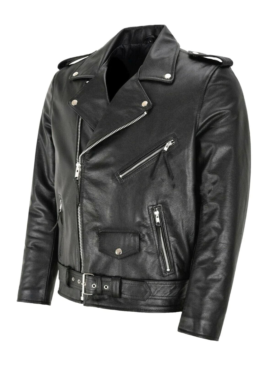 The Outlaw Full-Grain Leather Jacket
