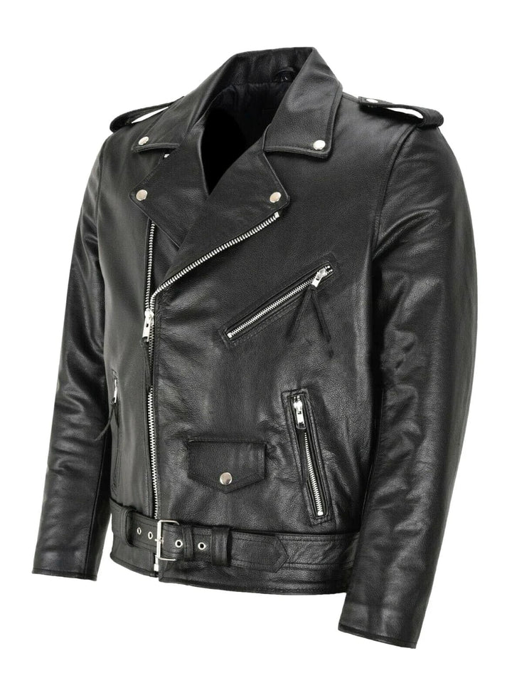 The Outlaw Full-Grain Leather Jacket