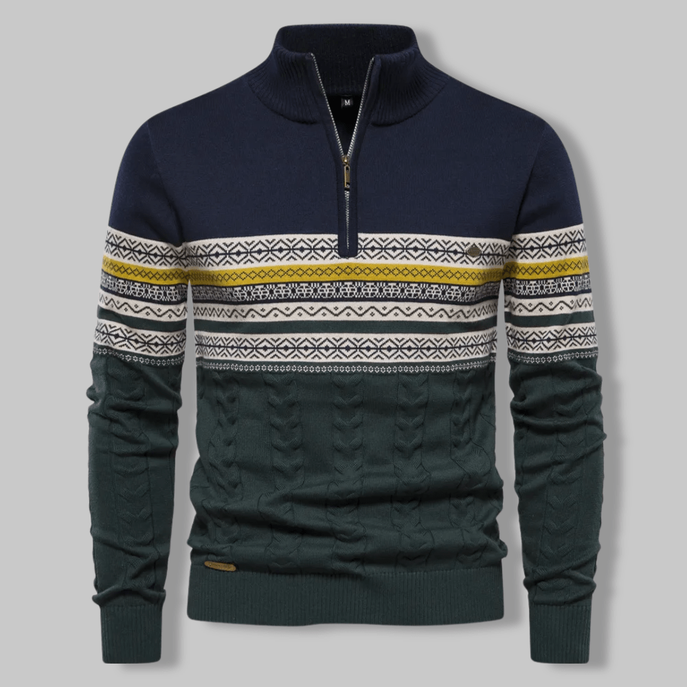 Belmore Nordic Quarter-Zip Sweater