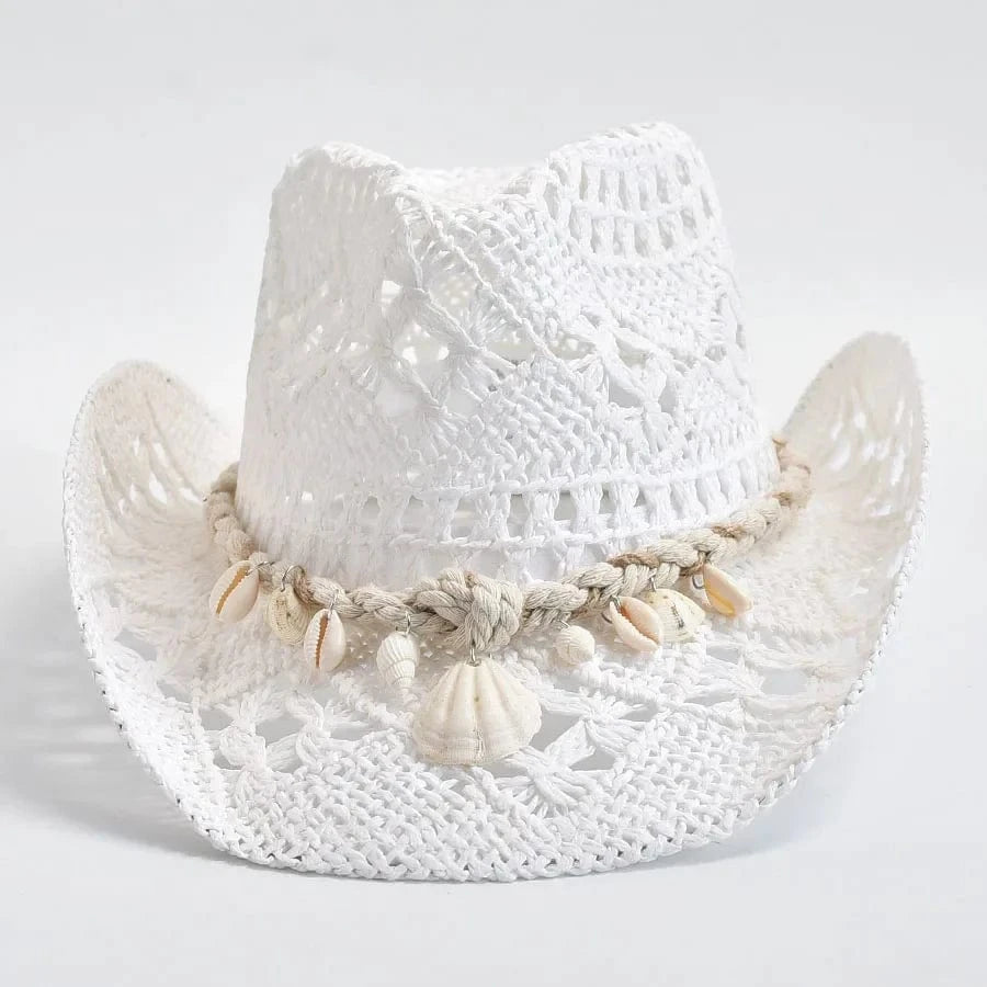 Coastal Seashell Straw Hat