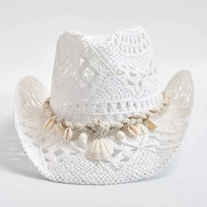 Coastal Seashell Straw Hat