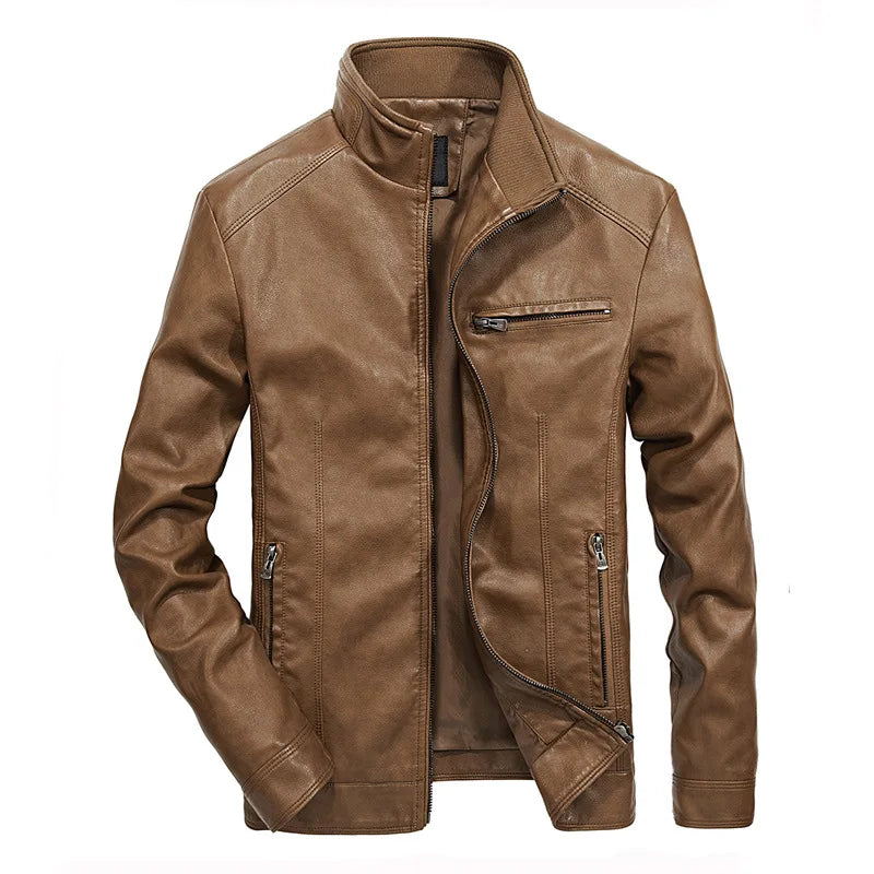 Charles Modern Moto Leather Jacket