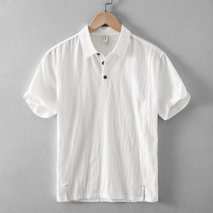Riku Cotton Linen Polo