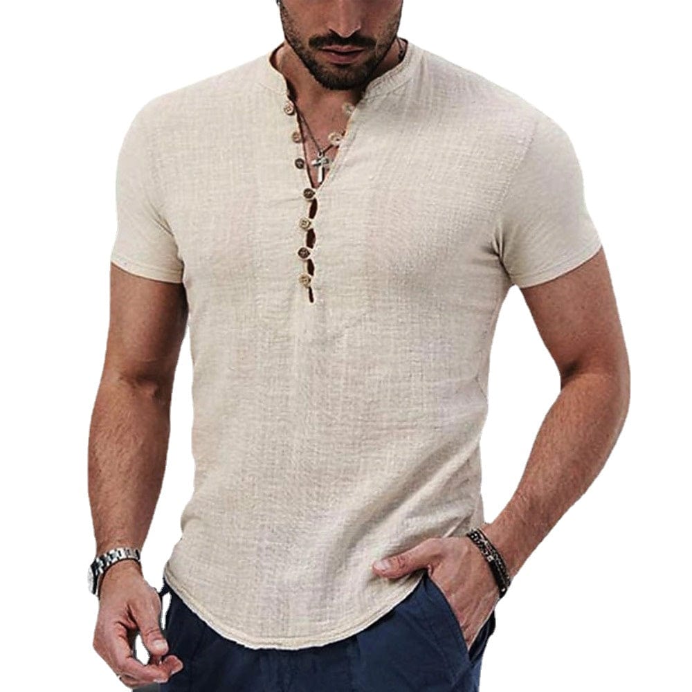 Anestis - Camicia Elegante A Maniche Corte