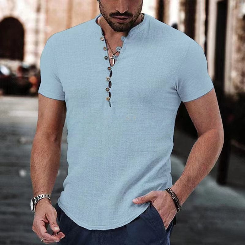 Anestis - Camicia Elegante A Maniche Corte