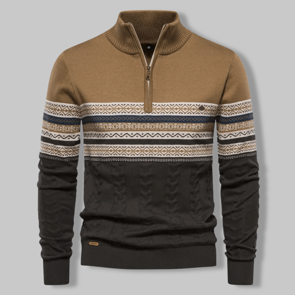 Belmore Nordic Quarter-Zip Sweater
