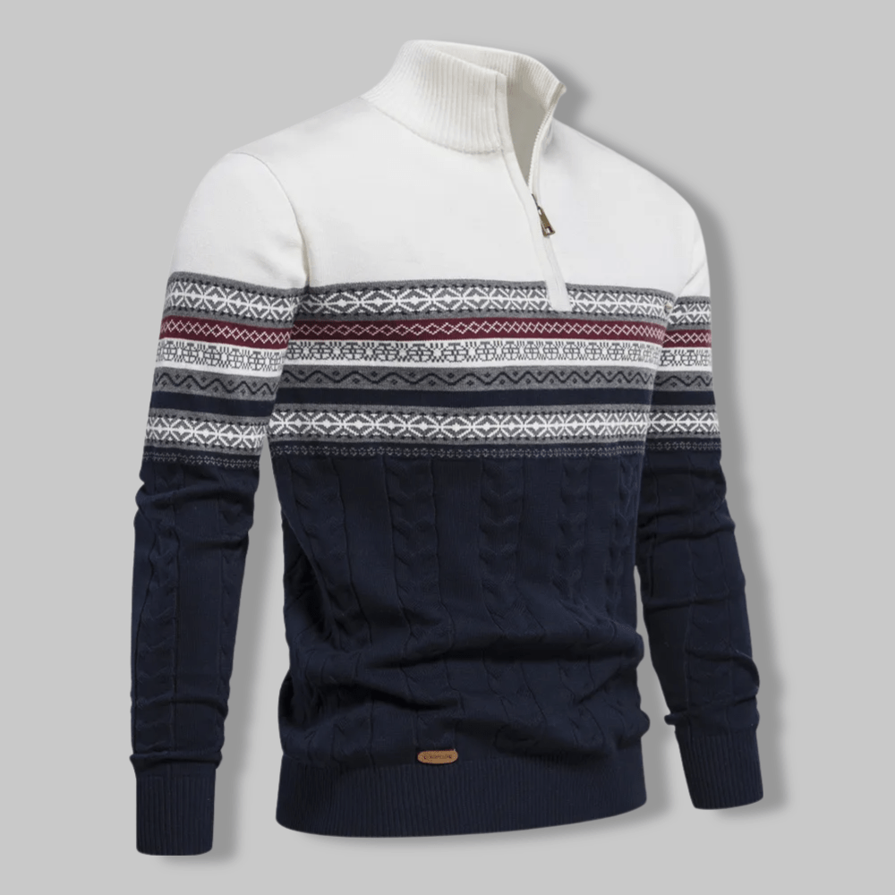 Belmore Nordic Quarter-Zip Sweater