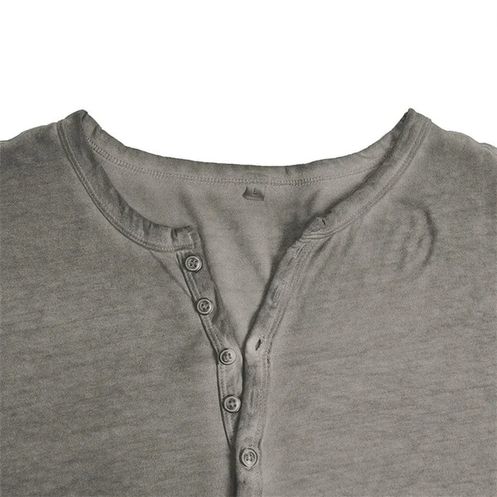 Long Sleeve Henley Shirt