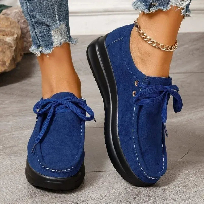 Maelle Suede-Look Lace Loafer