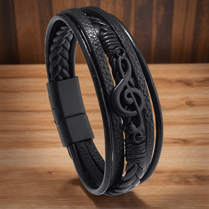 Rhythmo – Leren Armband voor Muziekliefhebbers