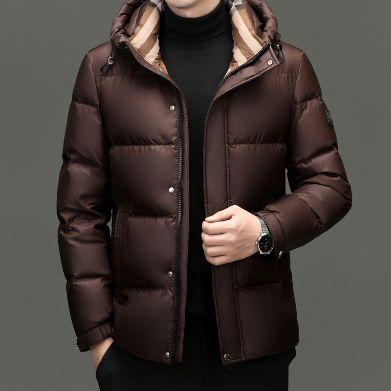 Frank Hardy Thick Hooded Down Jacket