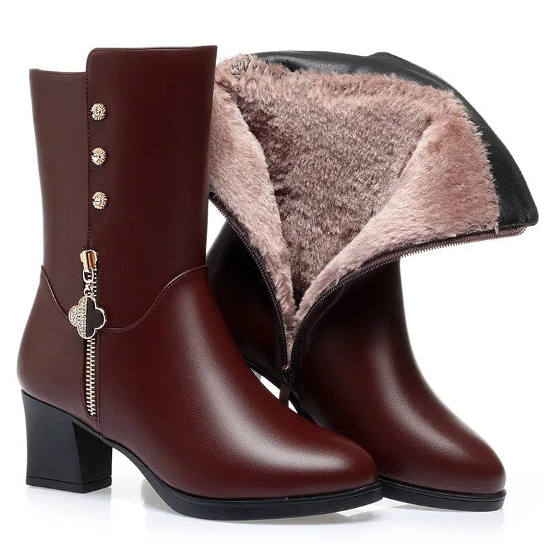 Vionna Zip-Up Booties