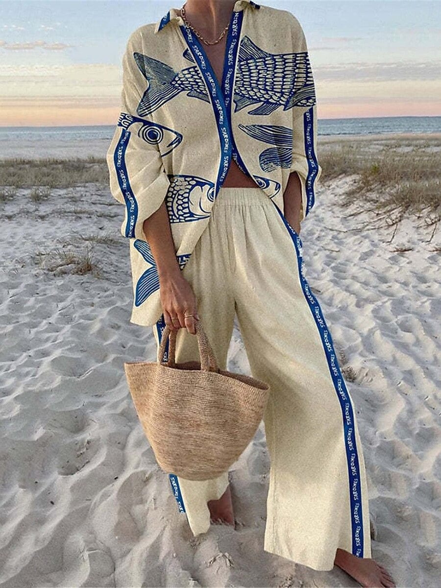 Oceanne Fish Dance Two Piece Set