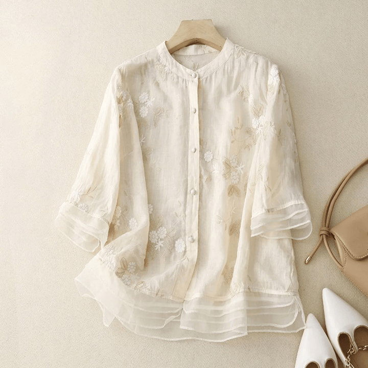 Laurienne Linen Blouse