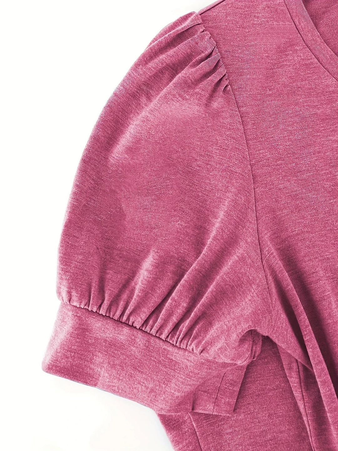 T-shirt Respirant En Coton À Manches En Pétales