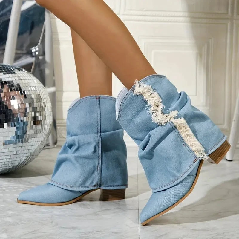 De Viva Boots - Denim