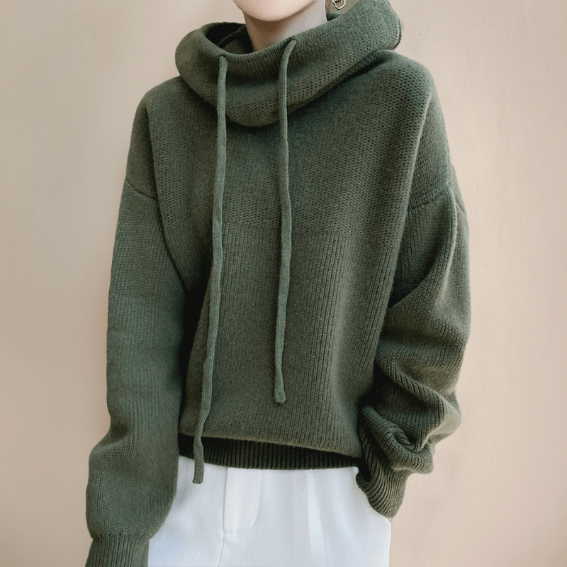 Elaina Cozy Knit Hoodie