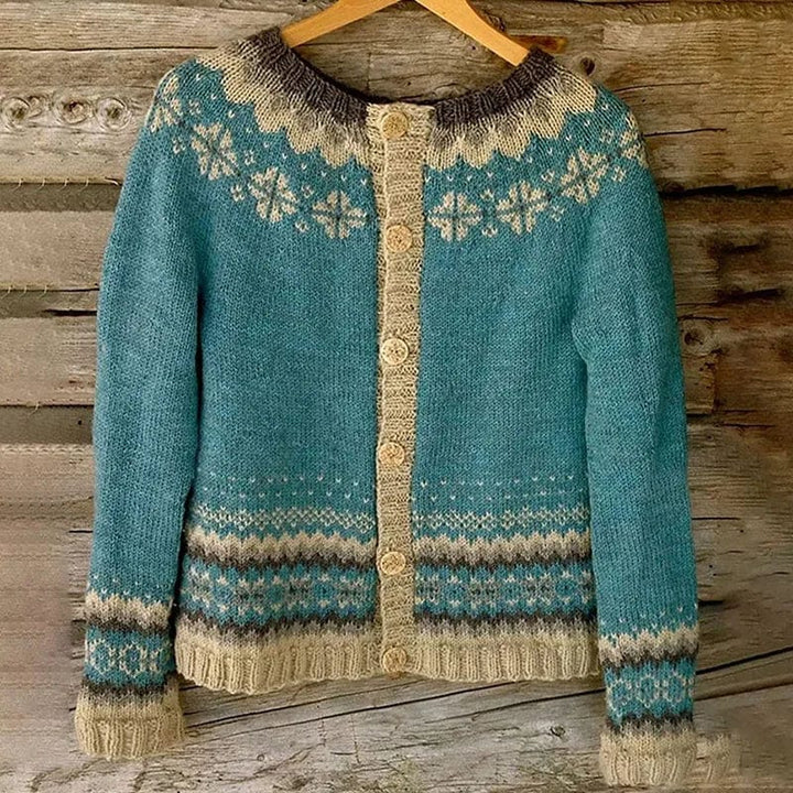 Allaira - Cardigan Vintage Fait Main