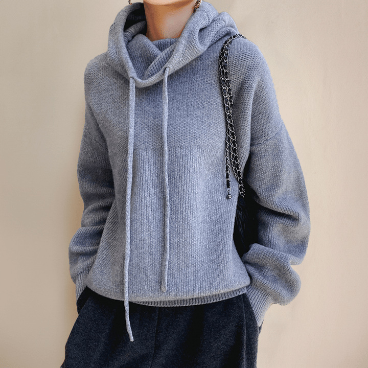 Elaina Cozy Knit Hoodie