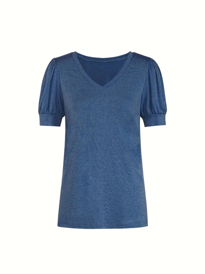 T-shirt Respirant En Coton À Manches En Pétales