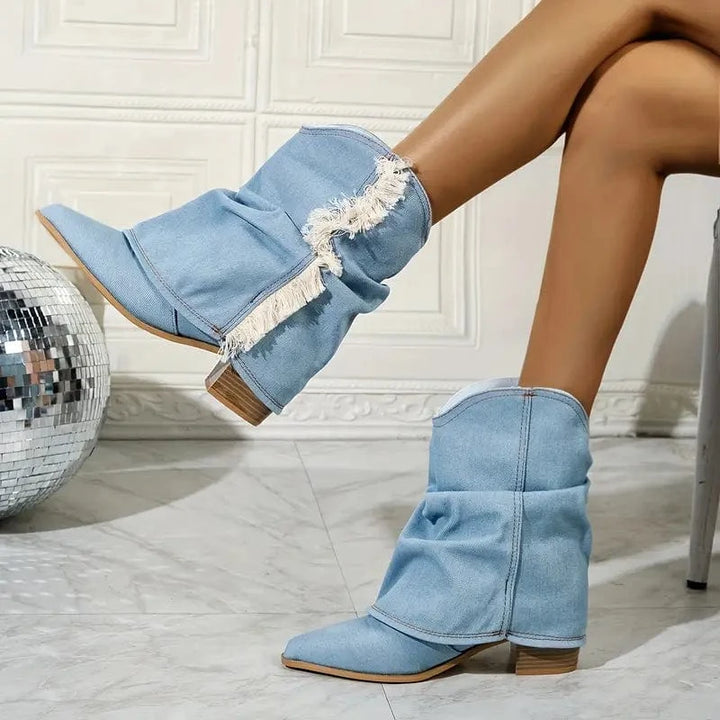 De Viva Boots - Denim
