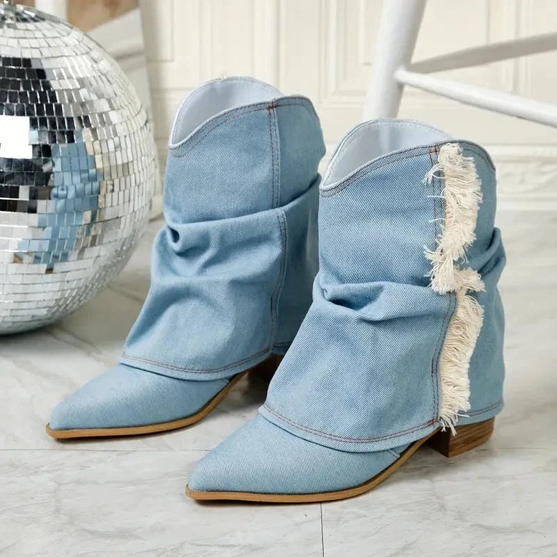 De Viva Boots - Denim