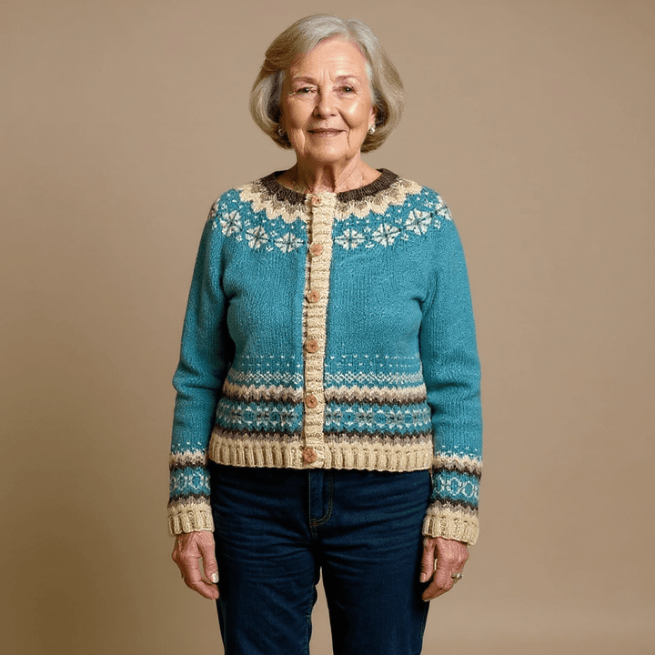 Allaira - Cardigan Vintage Fait Main