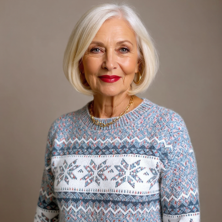 Melanie - Pull Chaud Vintage