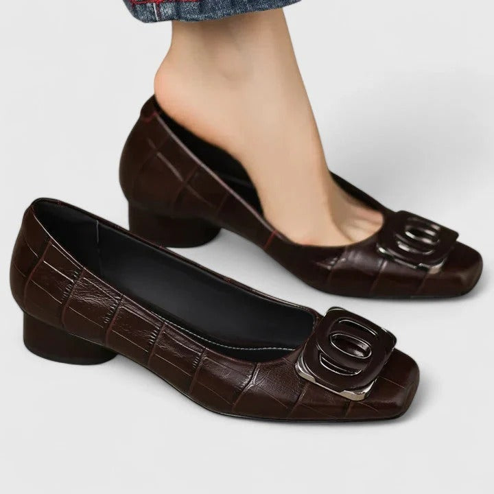 Vera Flex-Sole Buckle Pump