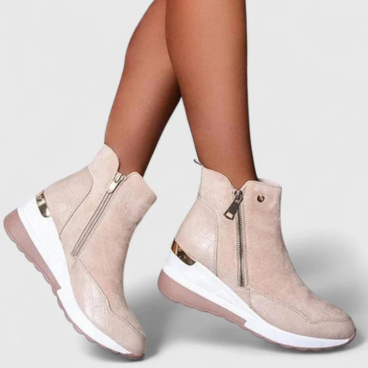 Elise Wedge Croc Boots