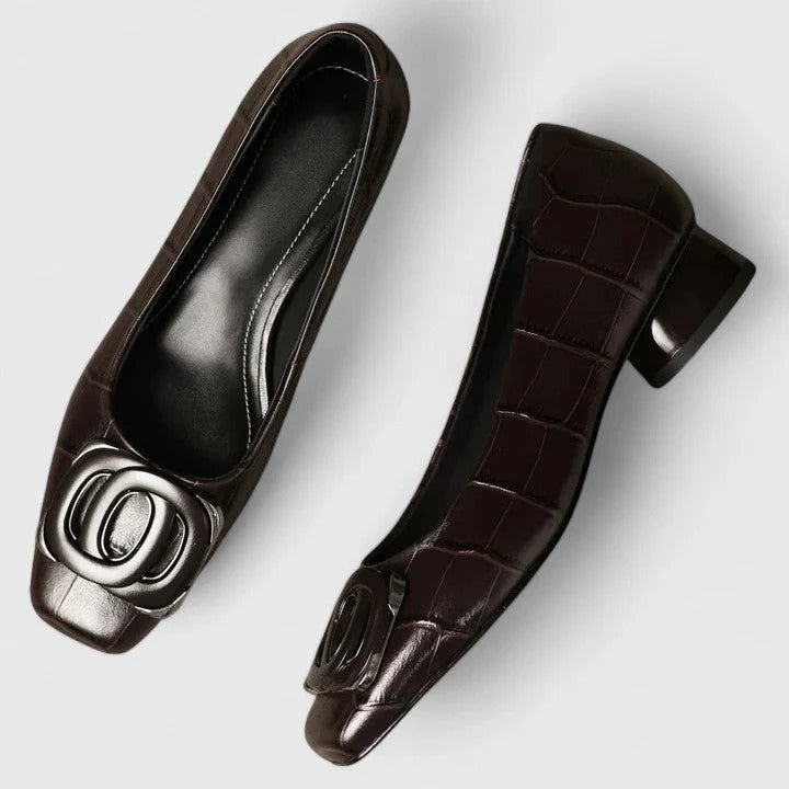 Vera Flex-Sole Buckle Pump